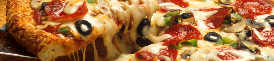 Maandag en dinsdag pasta's & pizza's €7,50